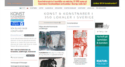 Desktop Screenshot of konstkalendern.se